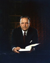 Portrait of the Florida Bar association president William Reece Smith, Jr. - Tallahassee, Florida.