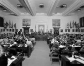 Senate President Mallory Horne speaking to the Florida Senate on opening day - Tallahassee, Florida.