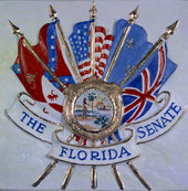 Senate coat of arms - Tallahassee, Florida.