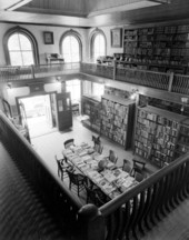 Interior view of Walker Library in Tallahassee, Florida.