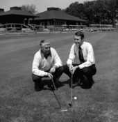 Men on the course at the Winewood Golf Club in Tallahassee, Florida.