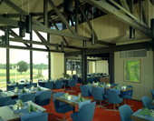 Interior view showing dining room at the Killearn Golf and Country Club in Tallahassee, Florida.