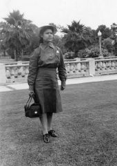 Portrait of certified nurse midwife E.J. Kirkland at the West Florida Midwives Institute at Florida A&M College in Tallahassee, Florida.