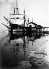 Sailing vessel in quarantine.