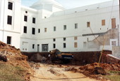 Renovation and addition work being done at the Supreme Court Building in Tallahassee, Florida.