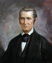 Painted portrait of Florida Supreme Court Justice Thomas Douglas.