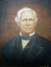 Painted portrait of Florida Supreme Court Justice Ossian Bingley Hart.