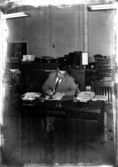 Mr. Fairchild at his desk