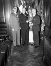 Members of the American National Red Cross meets with Governor Farris Bryant - Tallahassee, Florida.