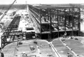 Construction at the Buckeye Cellulose plant.