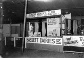 Bassett Dairy booth at the fair - Tallahassee, Florida