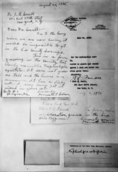 Two letters of correspondence
