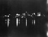 Night view of the skyline - Jacksonville, Florida.