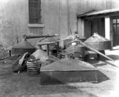 Moonshine still equipment.