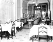 Lunchroom at the Hotel Seminole.