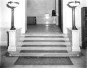 Stairs at the Florida National bank in Jacksonville.