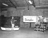 BourbonLuxe display at a grocery.