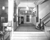 Lobby and stairs in the Hotel Seminole.
