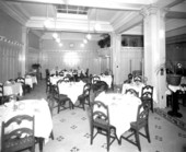 Dining room at the Hotel Seminole.