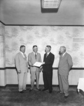 Men at the Gulf Oil luncheon