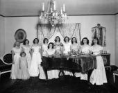 Young women from Landon High School