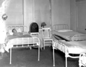 Room in Florida Military Academy infirmary.