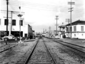 Railroad crossing.