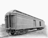 Train baggage car.
