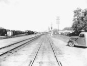 Railroad crossing.