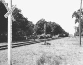 Railroad crossing.