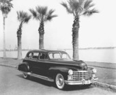 Cadillac Fleetwood parked near the St. Johns River in Jacksonville.