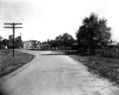 Railroad crossing.