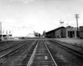 Railroad crossing.