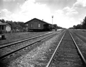 Railroad depot.