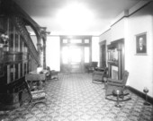 Interior of the Solomon Lodge.