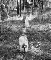 Cemetery showing grave of Territorial Governor Richard Keith Call at The Grove in Tallahassee, Florida.