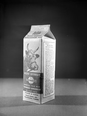 Quart of milk from Velda Farms in Tallahassee.