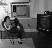 Tallahassee teen watching t.v.
