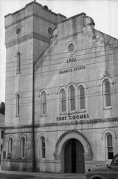 Fort Coombs Armory on the west corner of High St. and Ave. D in Apalachicola.