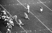 FSU HB Phil Spooner running the ball during game in Tallahassee against UF.
