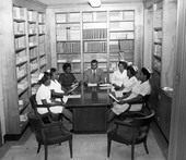 Meeting of administrators at the FAMU Hospital in Tallahassee.