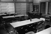 Interior view of a classroom at Station One School in Leon County.