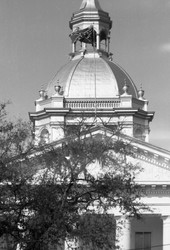 Confederate flag flying at the Capitol in Tallahassee marking the anniversary of the Battle of Natural Bridge.
