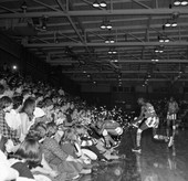 Harlem Globetrotters performing at Tully Gymnasium in Tallahassee.