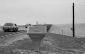 Bryant Grady Patton Bridge marker on dedication day in Apalachicola.