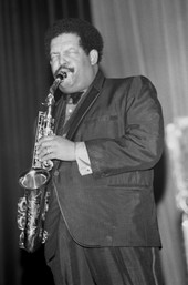 Cannonball Adderley playing sell-out concert with his band at FAMU in Tallahassee.