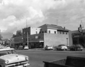 View looking toward the Benevolent and Protective Order of Elks (B.P.O.E.) Club on Monroe Street in Tallahassee, Florida.