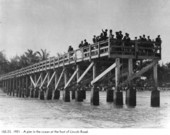 Pier at the foot of Lincoln Road.