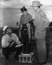 Jockey Pete Bembry is weighed in with his riding equipment - Sarasota, Florida