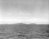 Distant view of Loggerhead Key Lighthouse in the Dry Tortugas - Monroe County, Florida